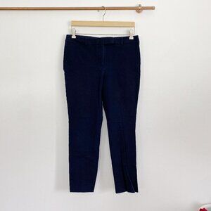 TALBOTS Navy High Waist Straight Pants size 8 Petite